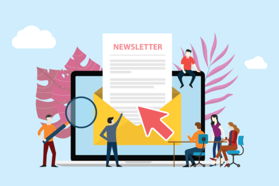 Email newsletter design