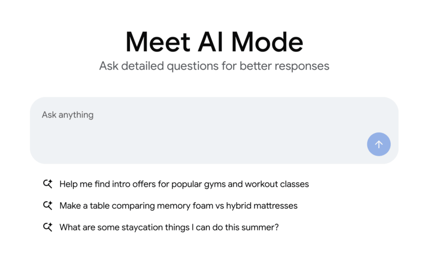 Google's AI mode