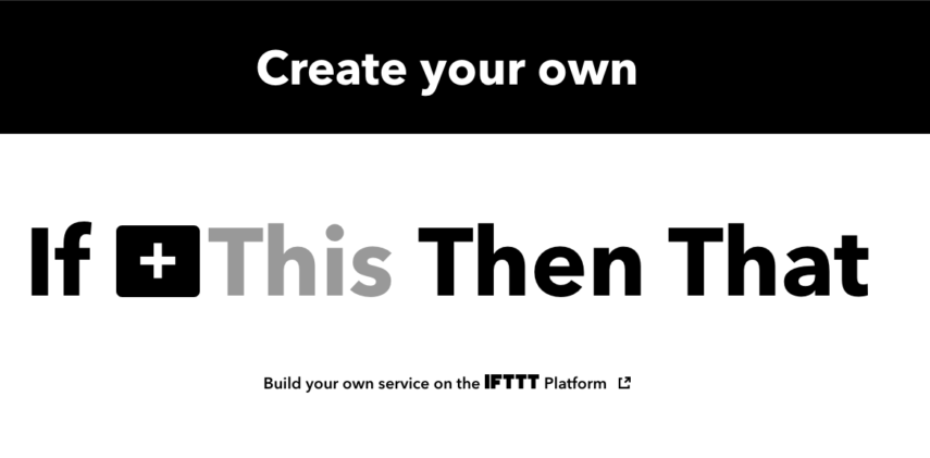 IFTTT Create